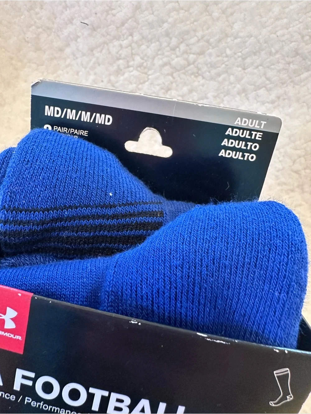 Under Armour Royal Blue Football Socks